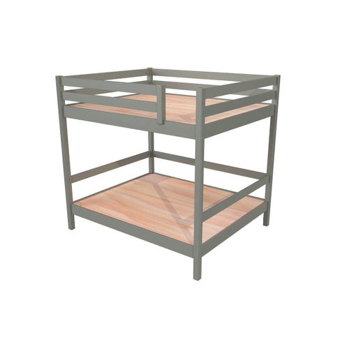 Lit Double Superposé Sylvia 140x200 Avec Échelle