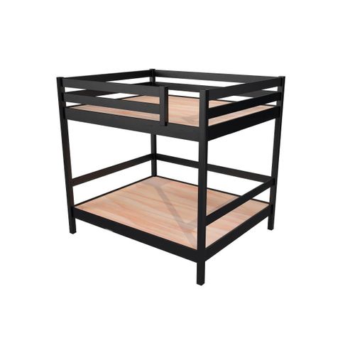 Lit Double Superposé Sylvia 140x200 Avec Échelle