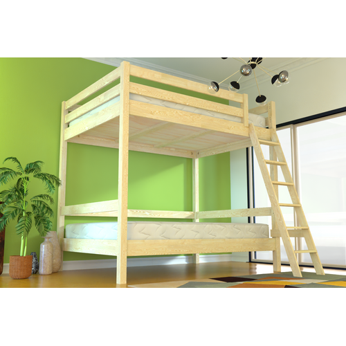 Lit Double Superposé Sylvia 160x200 Avec Échelle