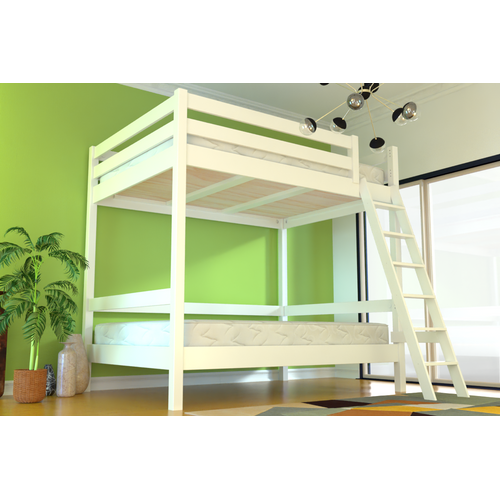 Lit Double Superposé Sylvia 160x200 Avec Échelle