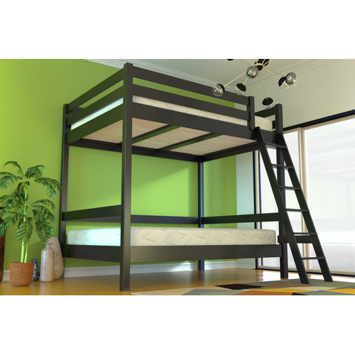 Lit Double Superposé Sylvia 160x200 Avec Échelle