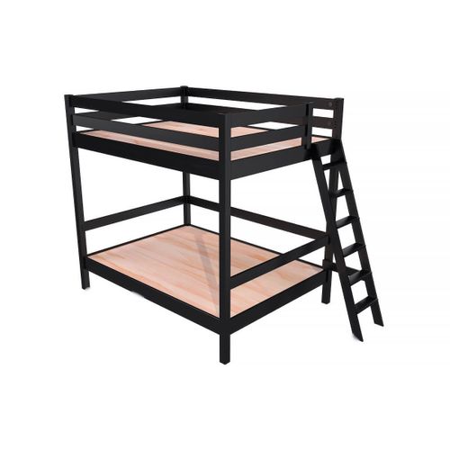 Lit Double Superposé Sylvia 160x200 Avec Échelle