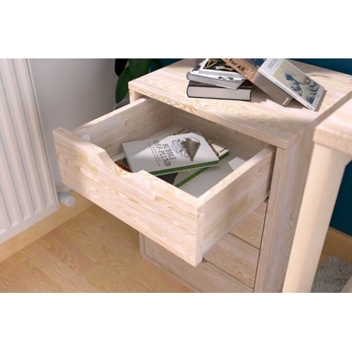 Caisson à Tiroirs 4 En Bois Massif