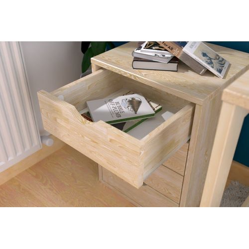 Caisson à Tiroirs 4 En Bois Massif