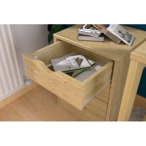 Caisson à Tiroirs 4 En Bois Massif