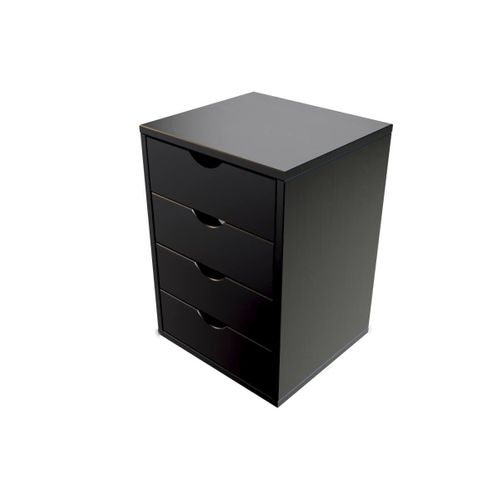 Caisson à Tiroirs 4 En Bois Massif