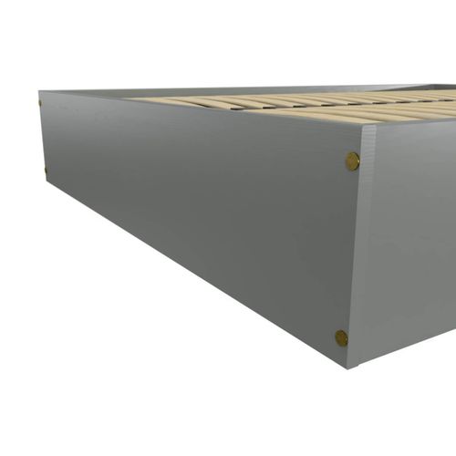 Lit Coffre 2 Places Bois Massif Robuste - 140x190