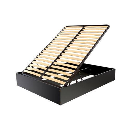 Lit Coffre 2 Places Bois Massif Robuste - 140x190