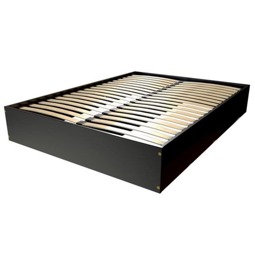 Lit Coffre 2 Places Bois Massif Robuste - 140x190