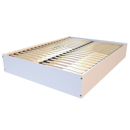 Lit Coffre 2 Places Bois Massif Robuste - 140x200