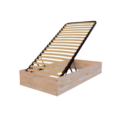Lit Coffre 90x190 - 1 Place Bois Massif