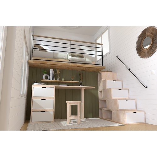 Escalier Cube De Rangement Hauteur 125 Cm