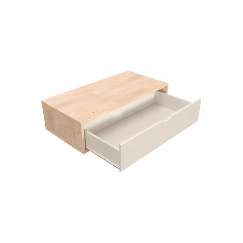 Cube De Rangement Bois 100x50 Cm + Tiroir