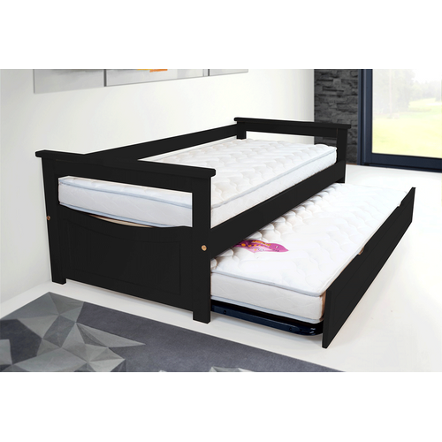 Lit Gigogne 80x200 Topaze Pin Massif