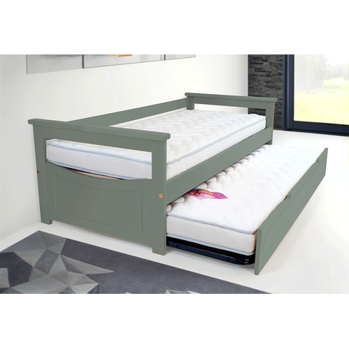 Lit Gigogne 80x200 Topaze Pin Massif