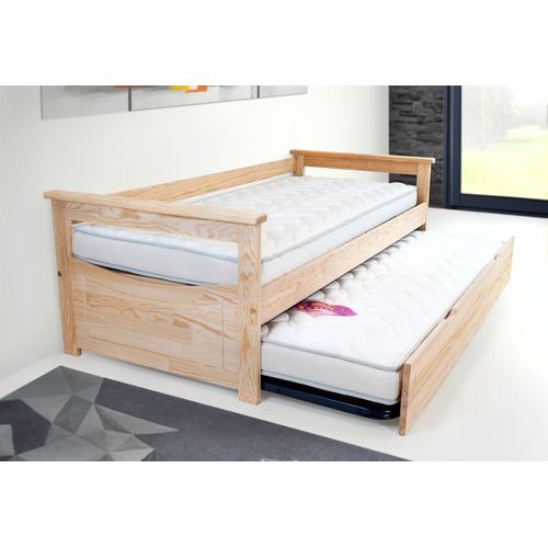 Lit Gigogne 90x200 Topaze Pin Massif