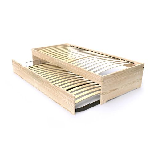 Lit Gigogne 80x200 Malo Pin Massif