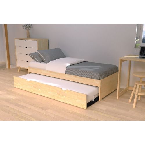 Lit Gigogne 80x200 Malo Pin Massif