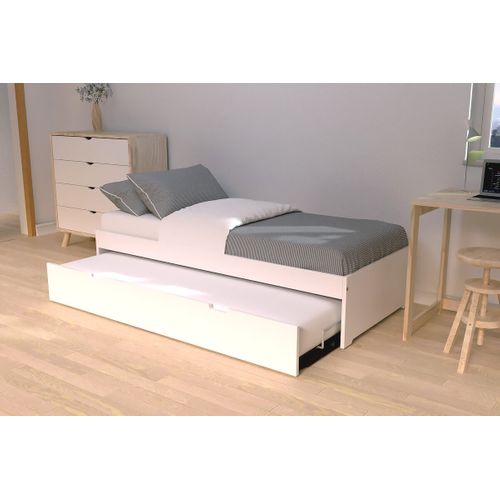Lit Gigogne 80x200 Malo Pin Massif