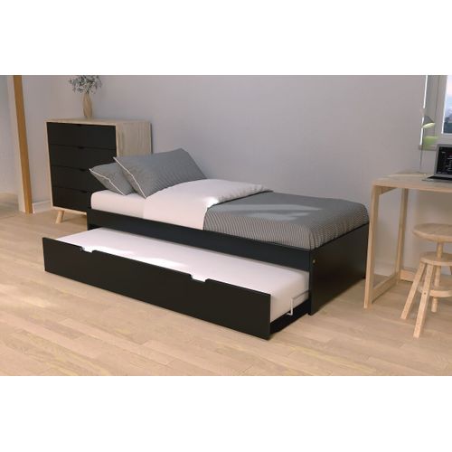 Lit Gigogne 90x200 Malo Pin Massif