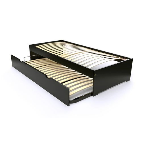 Lit Gigogne 90x200 Malo Pin Massif