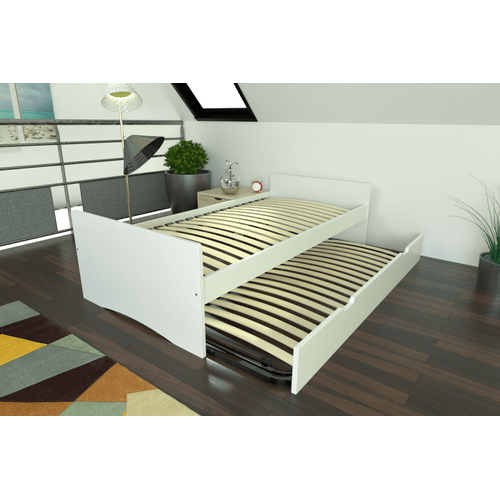 Lit Gigogne 80x200 Abc Pin Massif