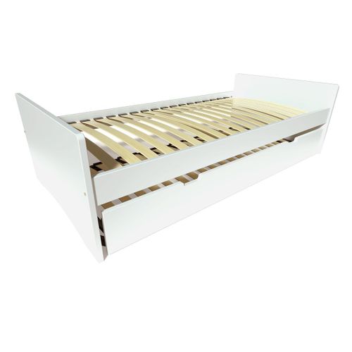Lit Gigogne 90x200 Abc Pin Massif