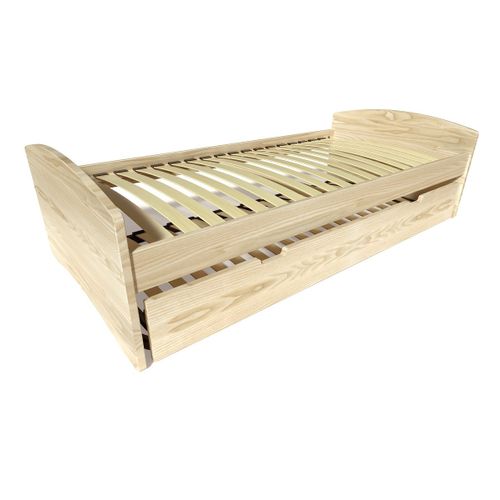 Lit Gigogne 80x200 Happy Pin Massif