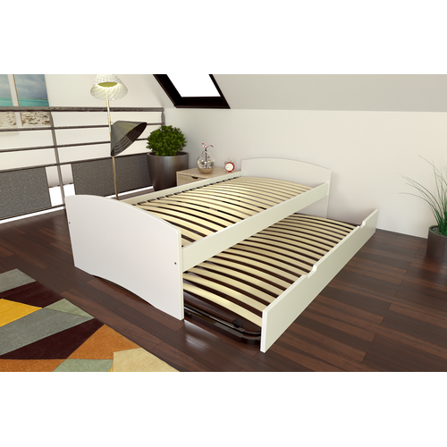 Lit Gigogne 80x200 Happy Pin Massif