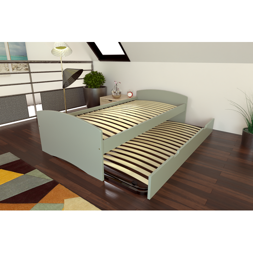 Lit Gigogne 90x200 Happy Pin Massif