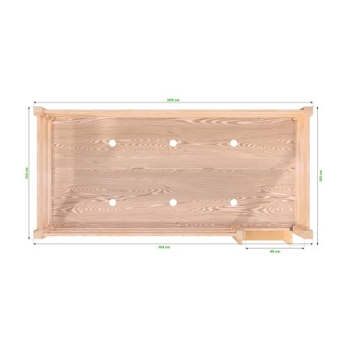 Lit En Hauteur 1 Place Bois Sylvia 90x200 Échelle Droite