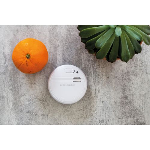 Lot De 2 Détecteurs De Fumée Autonomie 3 Ans - Pile + Accessoires - Otio