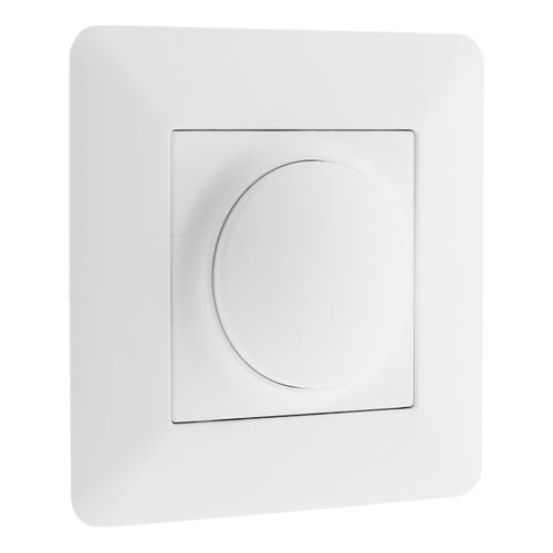 Lot De 2 Variateurs Rotatifs Compatibles LED - Blanc - Artezo - Zenitech