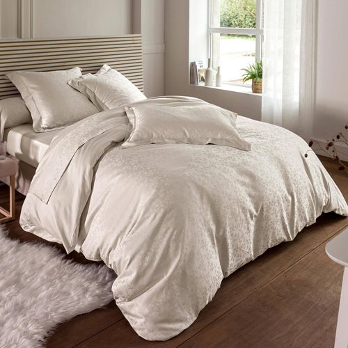 Drap-housse 90x190x28 Blanc Ivoire En Coton