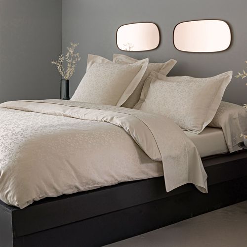 Drap-housse 90x190x28 Blanc Ivoire En Coton