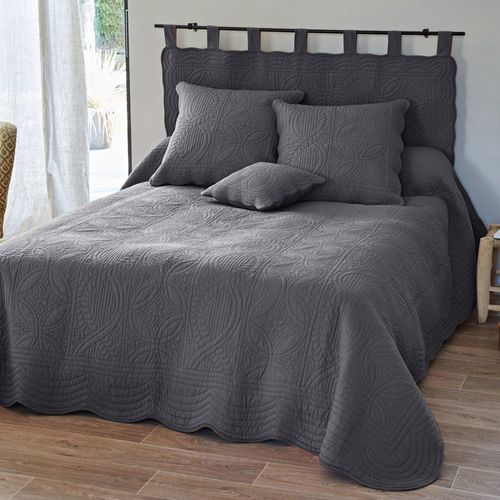 Housse D'oreiller 65x65 Gris Foncé En Coton