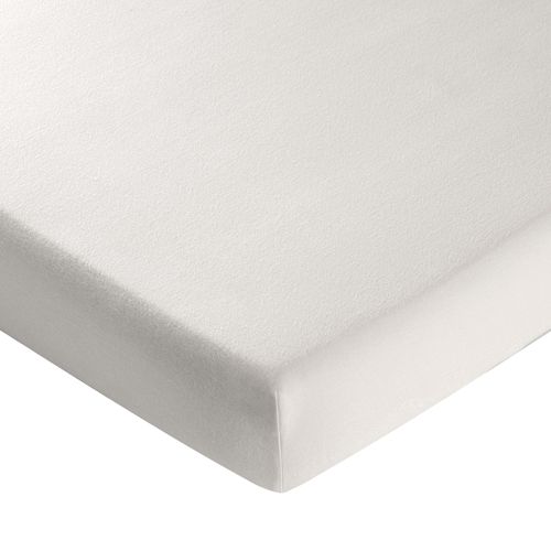 Drap-housse 160x200x28 Blanc Craie En Coton