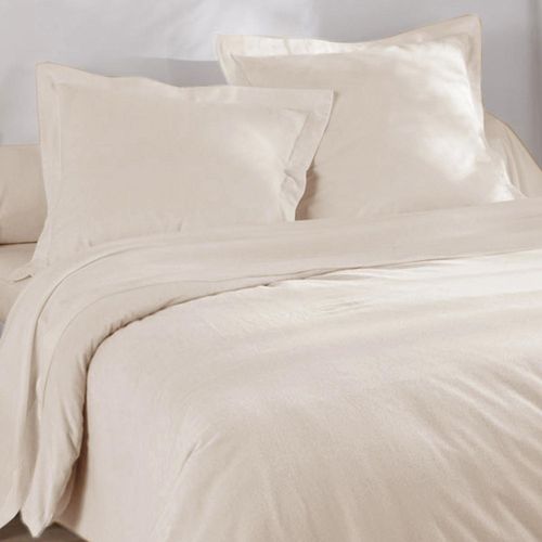 Drap-housse 160x200x28 Blanc Craie En Coton