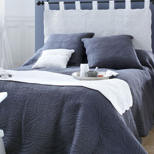 Chemin De Lit 50x200 Blanc En Coton