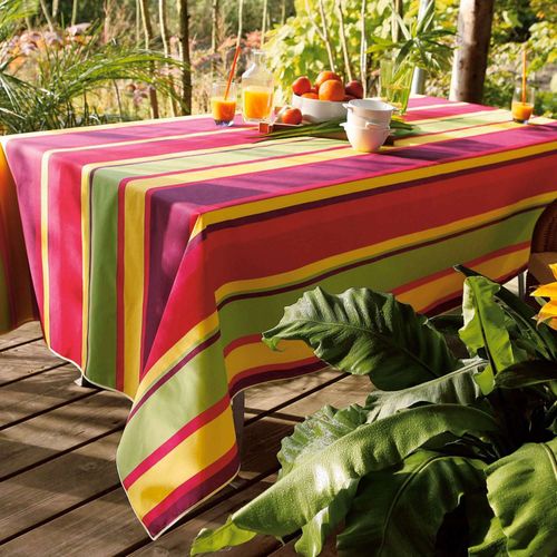 Nappe 150x200 Rose En Coton