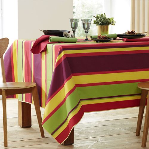 Nappe 150x250 Rose En Coton