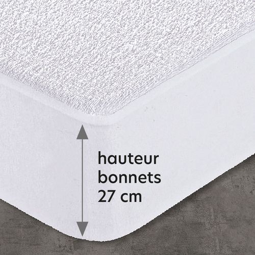 Protège Matelas 140x200 Blanc En Autres