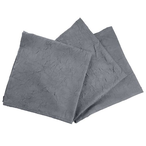 Serviette De Table 45x45 Gris Plomb En Polyester