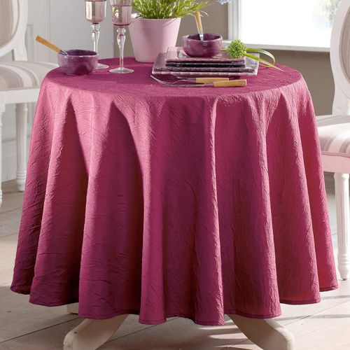 Serviette De Table 45x45 Violet Prune En Polyester