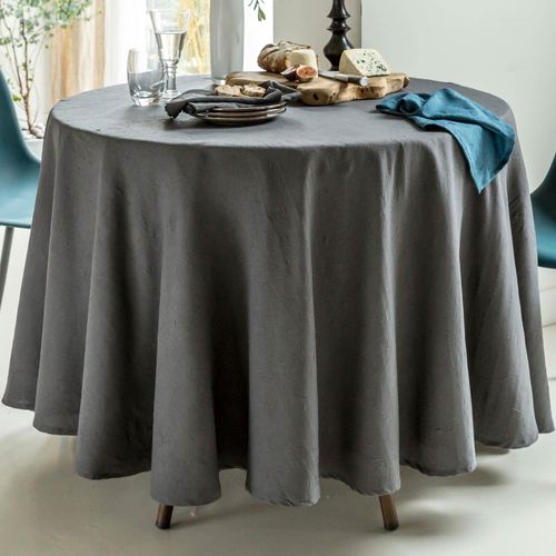 Serviette De Table 45x45 Gris Anthracite En Polyester