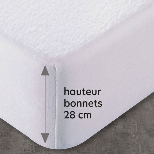 Protège Matelas 120x190 Blanc En Coton