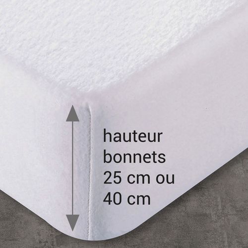 Protège Matelas 180x200 Blanc En Coton