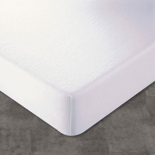 Protège Matelas 120x190 Blanc En Coton