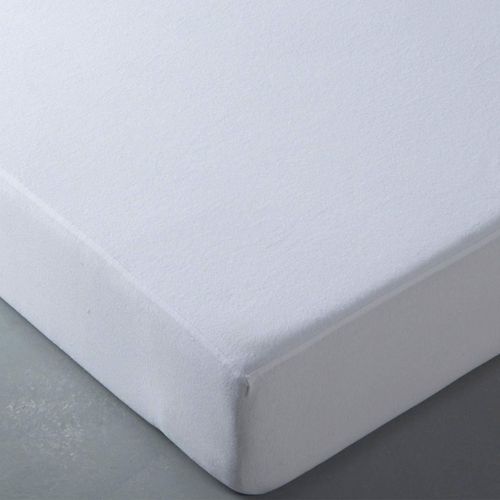 Protège Matelas 160x200 Blanc En Coton