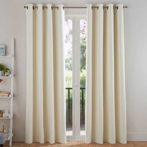 Rideau Occultant 135x260 Naturel En Acrylique